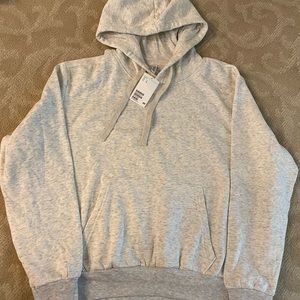 grey heather hoodie